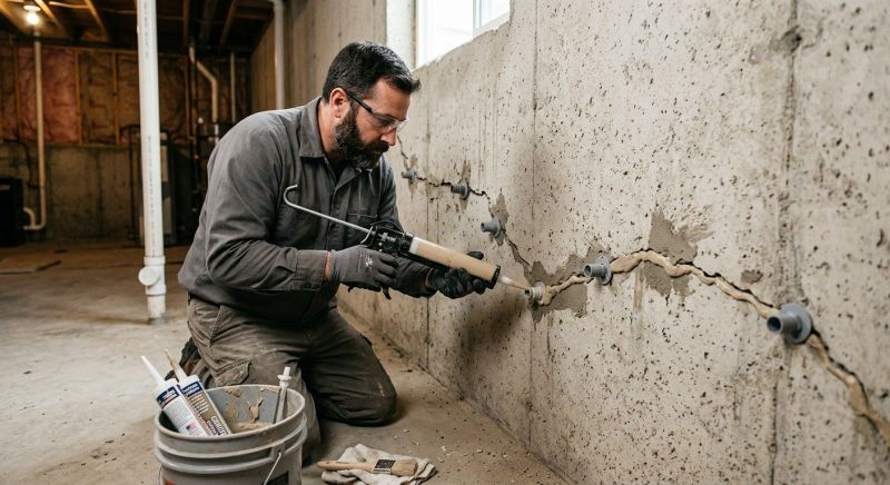 Basement Crack Repair in Seguin, TX