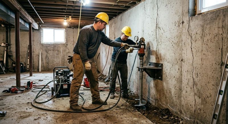 Basement Stabilization in Seguin, TX