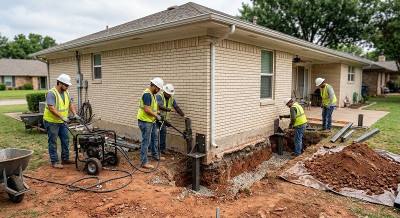 Basement Stabilization in Seguin, TX