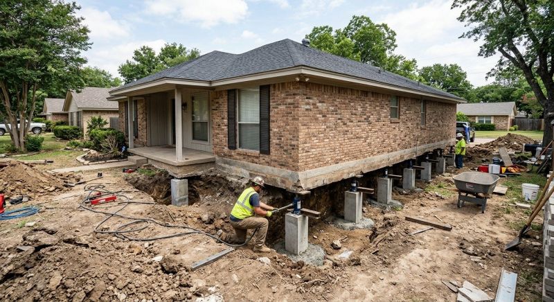 Concrete Foundation Leveling in New Braunfels, TX