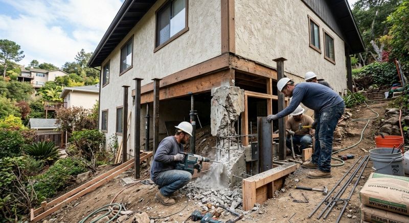Concrete Foundation Repair in Seguin, TX