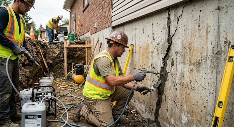Cracked Foundation Repair in Adkins, TX