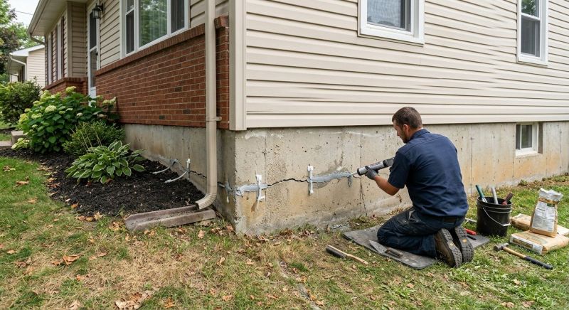 Cracked Foundation Repair in Luling, TX