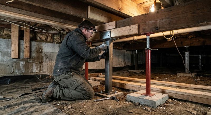 Crawlspace Structural Repair in Seguin, TX