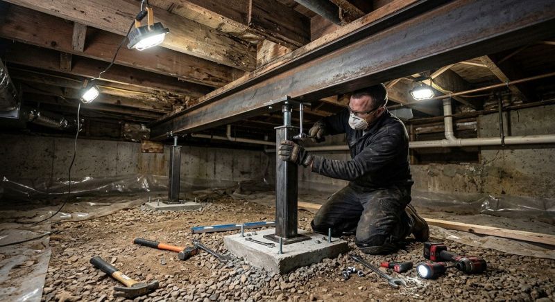 Crawlspace Structural Repair in Seguin, TX