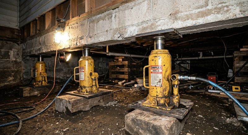 Foundation Jacking in Adkins, TX