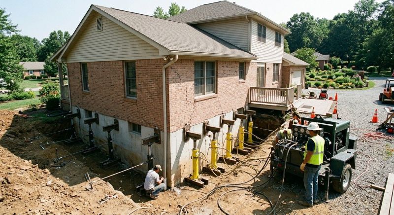 Foundation Jacking in Comal County, TX