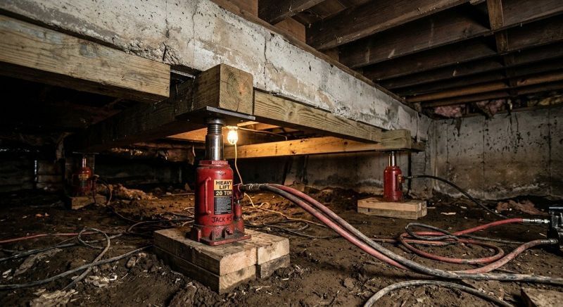 Foundation Jacking in Comal County, TX