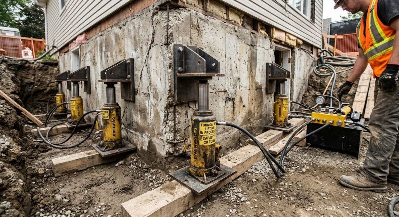 Foundation Jacking in Schertz, TX