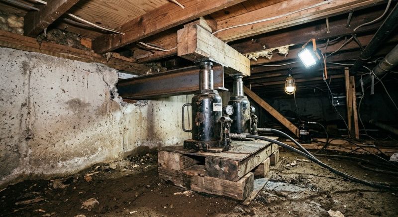 Foundation Jacking in Schertz, TX