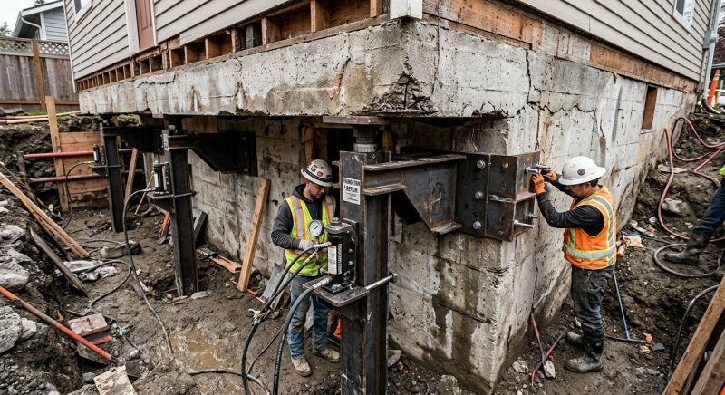 Foundation Lifting in Adkins, TX