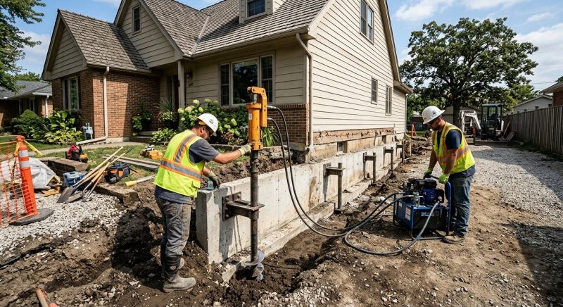 Foundation Stabilizing in Seguin, TX