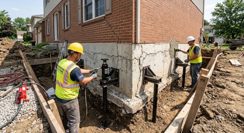 Foundation Structural Repair in Adkins, TX
