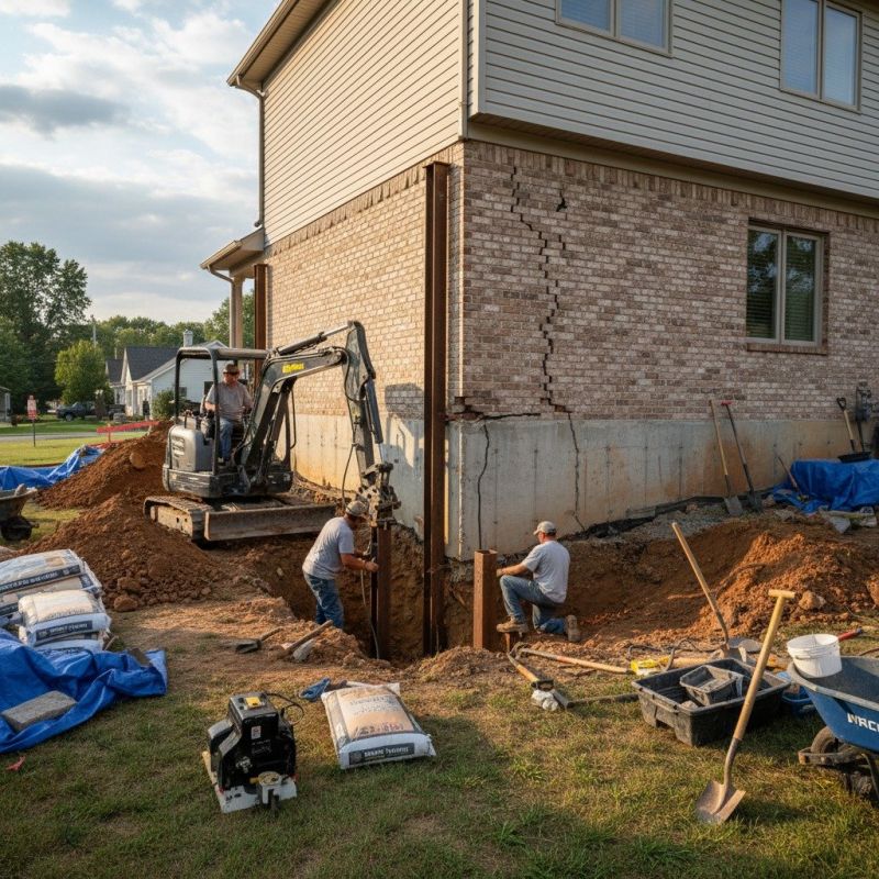 Foundation Structural Repair in Adkins, TX
