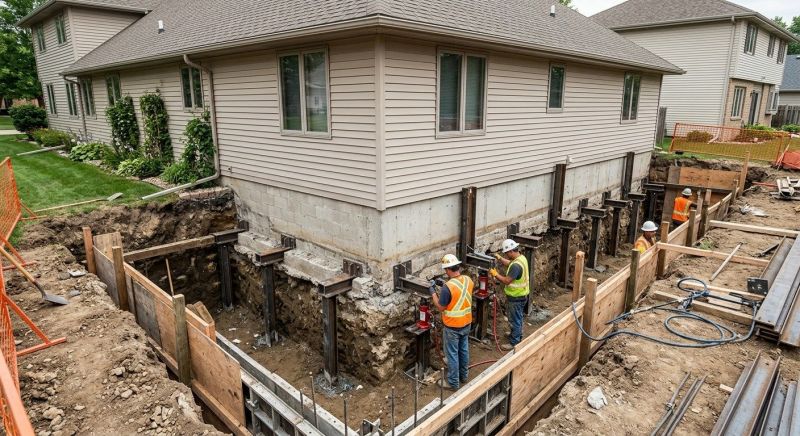 Foundation Underpinning in Seguin, TX