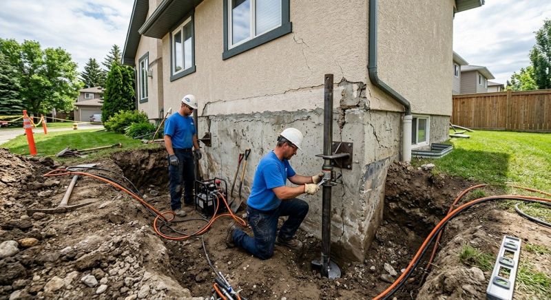 Helical Piers Installation in Seguin, TX