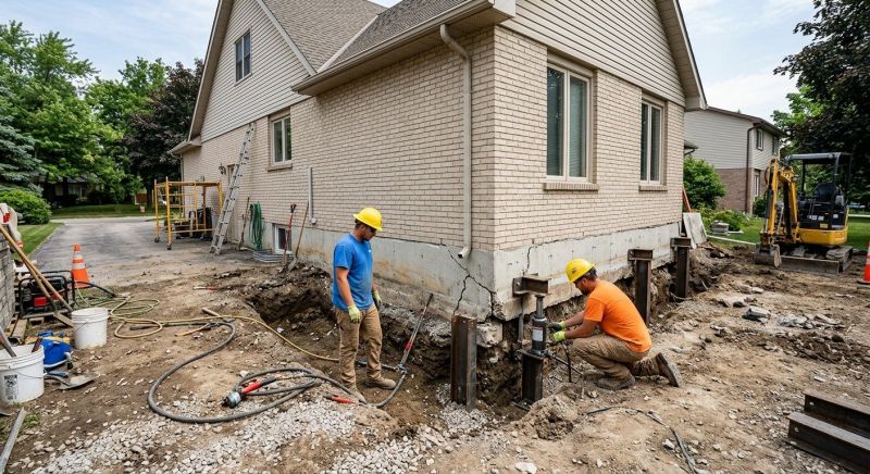 Helical Piers Installation in Seguin, TX