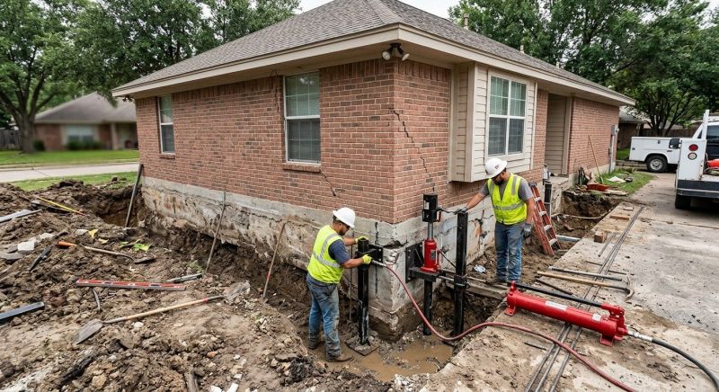 House Foundation Repair in Adkins, TX