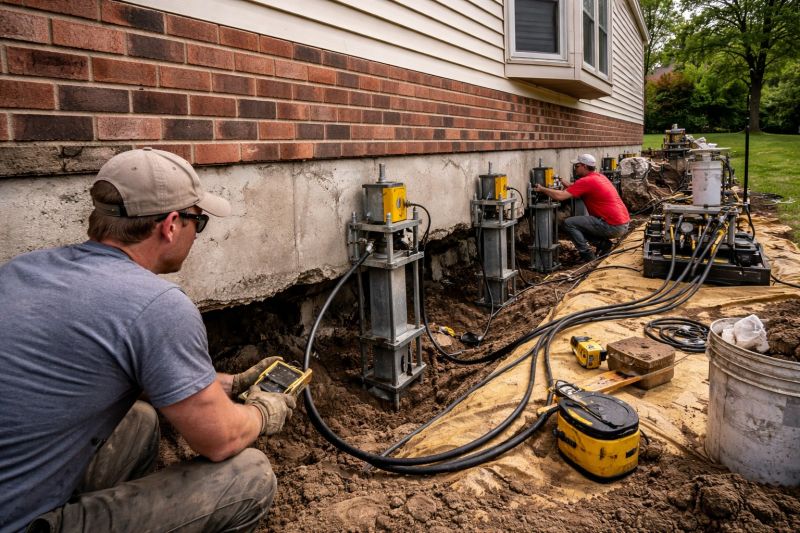 Settling Foundation Service in Comal County, TX