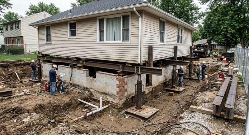 Sinking Foundation Lifting in Seguin, TX