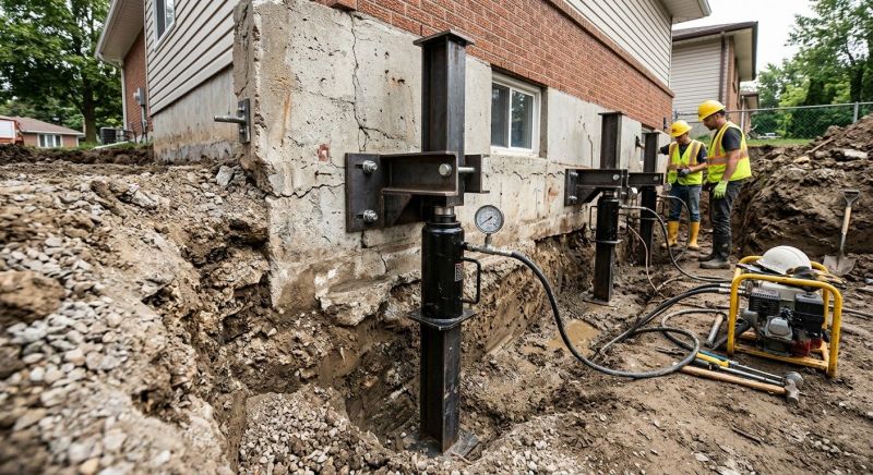 Sinking Foundation Lifting in Seguin, TX