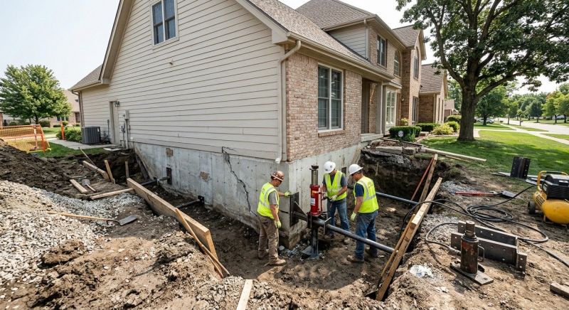 Sinking Foundation Repair in Luling, TX