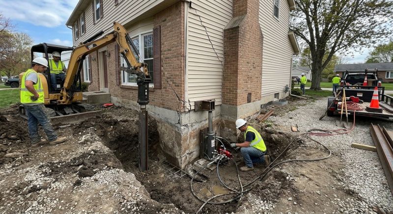 Sinking Foundation Repair in Schertz, TX