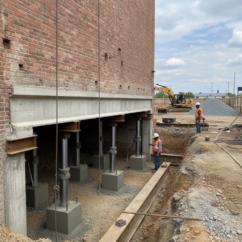 Structural Underpinning in Seguin, TX