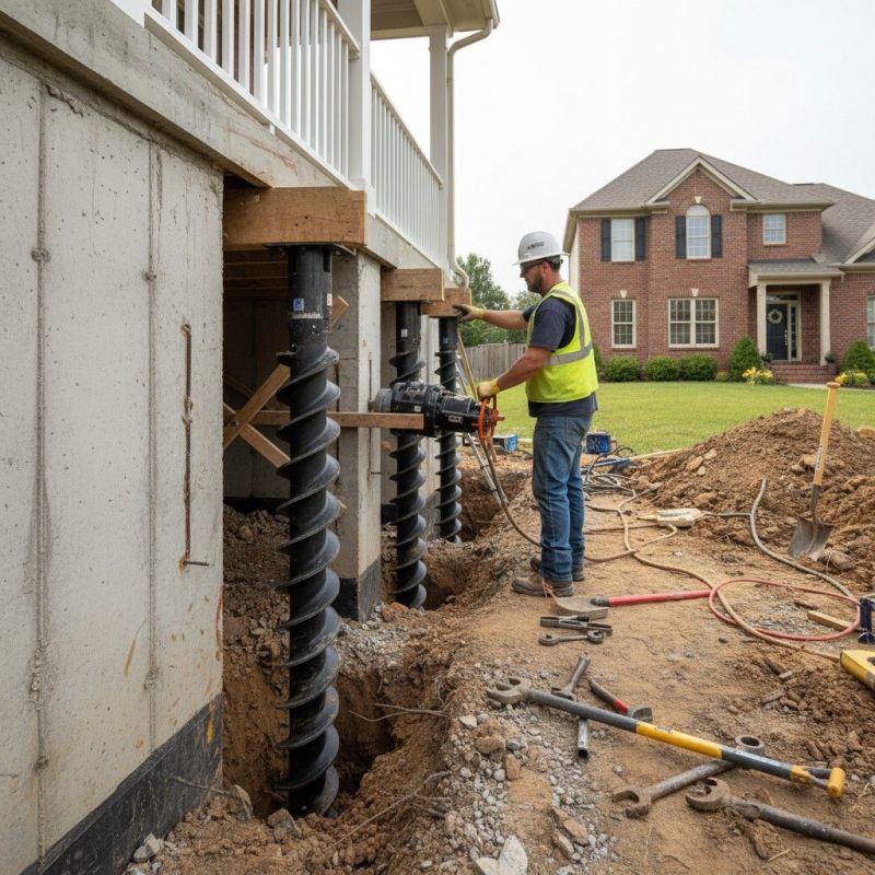 Structural Underpinning in Seguin, TX